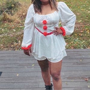 Pennywise “IT” costume - romper/dress - homemade